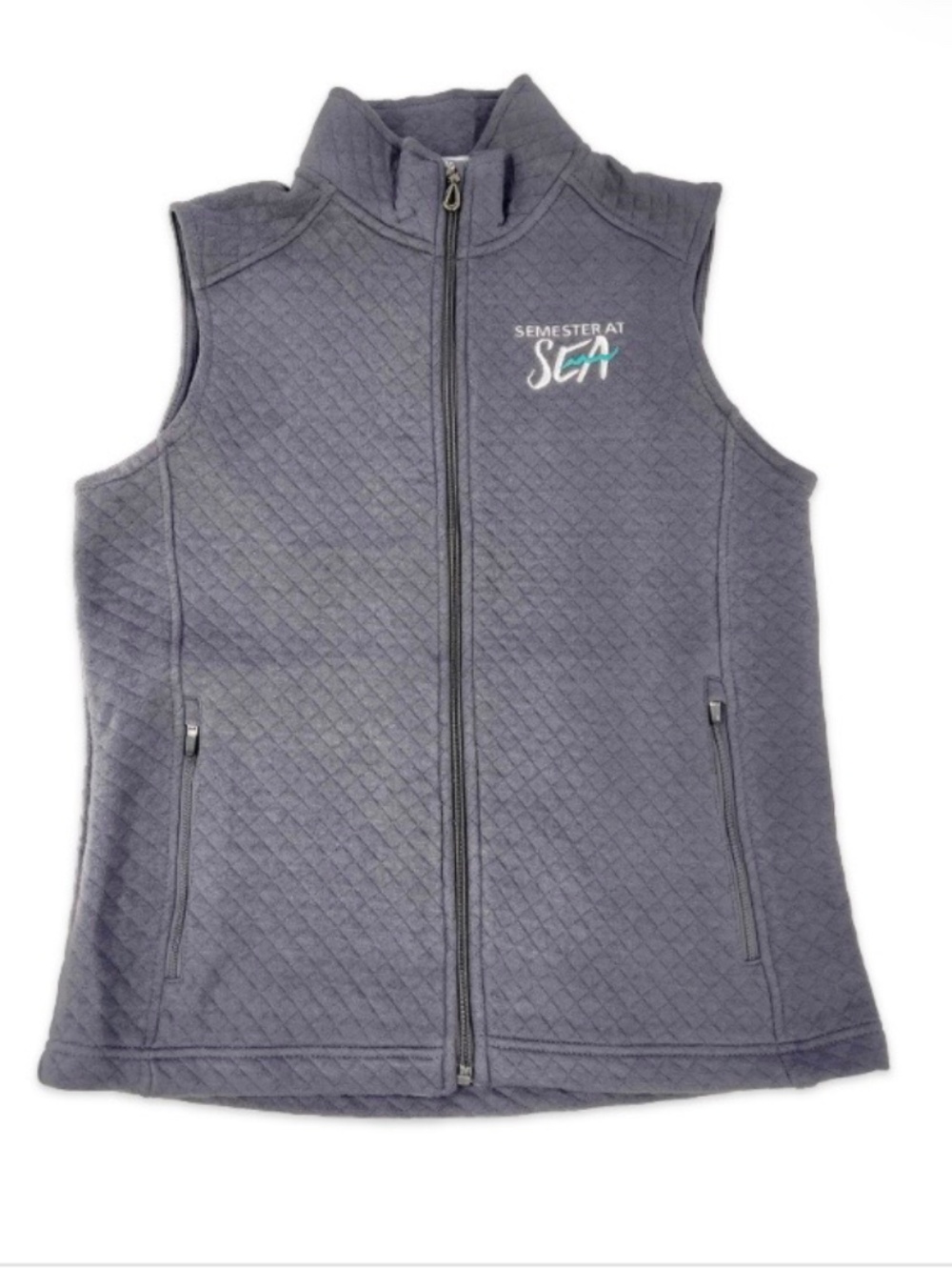 Semester at Sea Gray Women’s Mesa Vest Sz XL New!